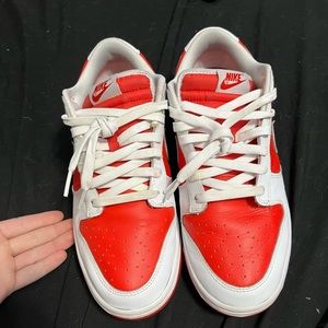 Championship red dunks